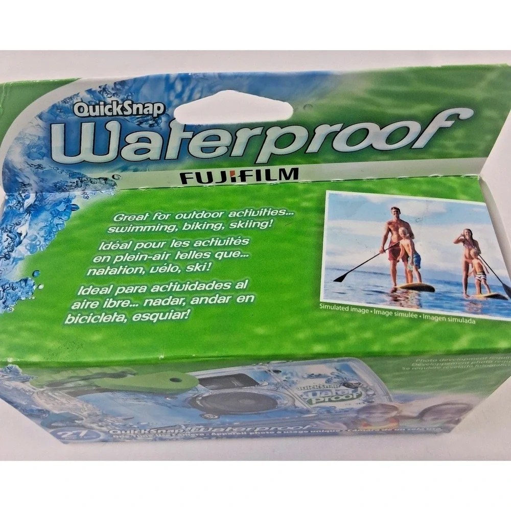 Fujifilm QuickSnap Waterproof 1X Use Camera 35mm 27 Exp Lot of 4 Expired in 2025